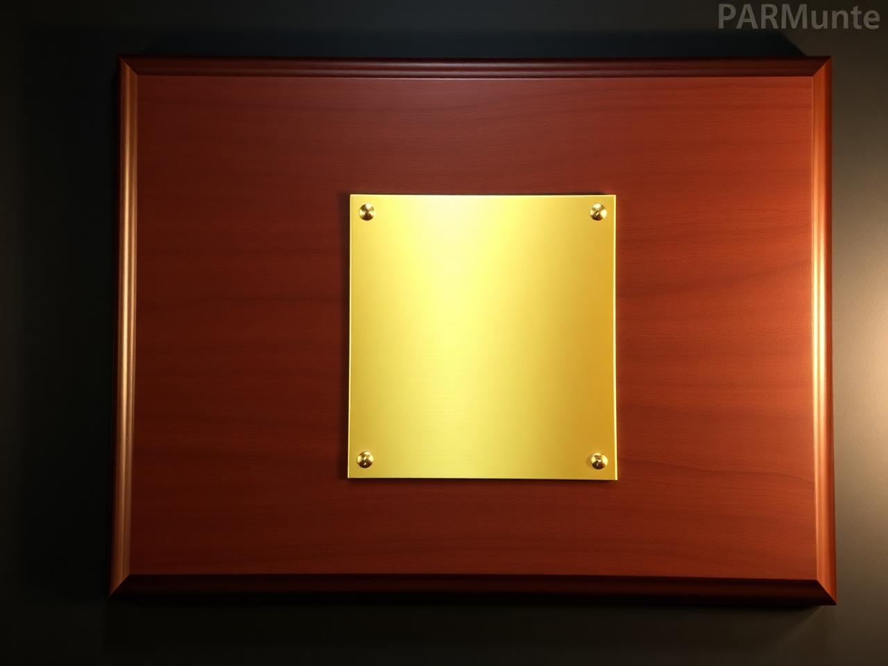 Custom sports plaque
